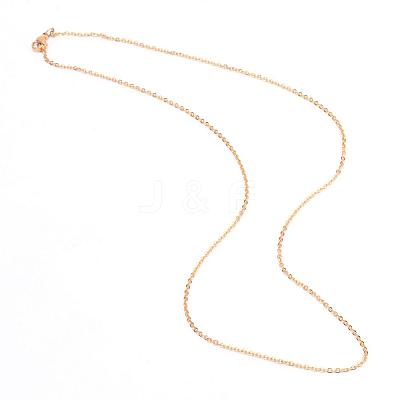 304 Stainless Steel Cable Chains Necklaces STAS-S029-02G-1