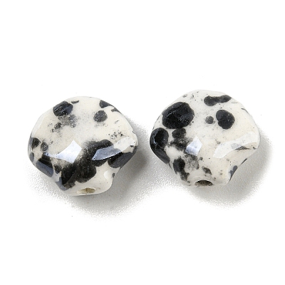 Shell Shape Handmade Porcelain Beads X1-PORC-E022-01E-1