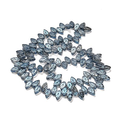 Electroplate Glass Beads Strands EGLA-B004-02A-FR04-1