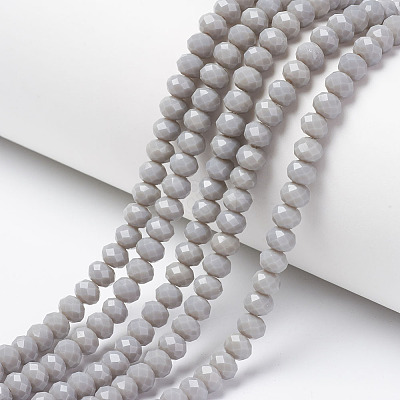 Opaque Solid Color Glass Beads Strands LS-EGLA-A034-P2mm-D10-1