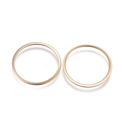 201 Stainless Steel Linking Rings X-STAS-F192-001G-02-1