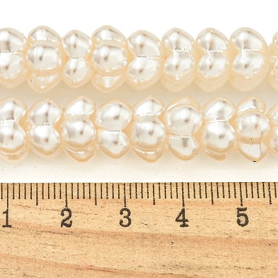 Transparent Spray Painted Glass Beads Strands GLAA-P066-01C-1