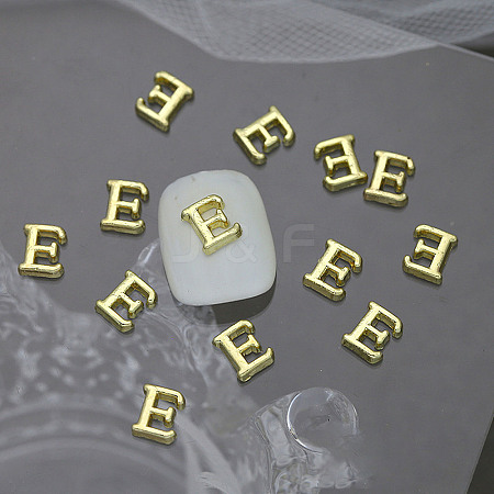 Alloy 26 Letter Shapes Nail Art Decoration MRMJ-WH0114-001-05-1