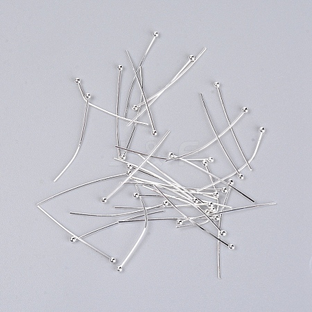Brass Ball Head Pins KK-WH0043-03D-02-1