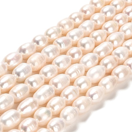 Natural Cultured Freshwater Pearl Beads Strands PEAR-E016-190-1