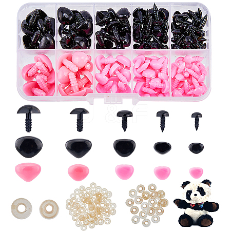 Plastic Doll Nose Sets DIY-WH0297-07D-1