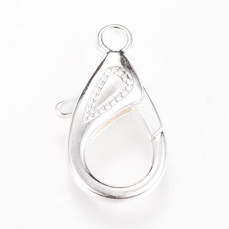 Alloy Lobster Claw Clasps KK-S303-03-1