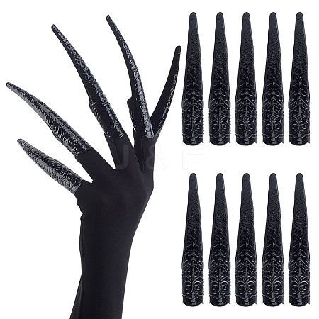 10Pcs Iron Finger Protectors AJEW-DR0001-78-1