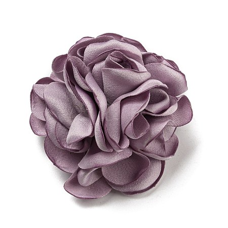 Fabric Rose Flower Brooch for Women JEWB-B011-01C-1