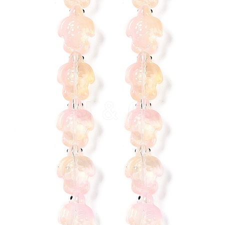 Transparent Glass Enamel Beads Strands GLAA-B021-06K-1
