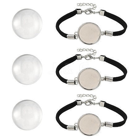 5Pcs Suede Bracelet Making MAK-FS0001-06-1