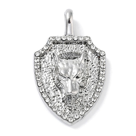 Alloy Rhinestone Pendants ALRI-S001-05-1