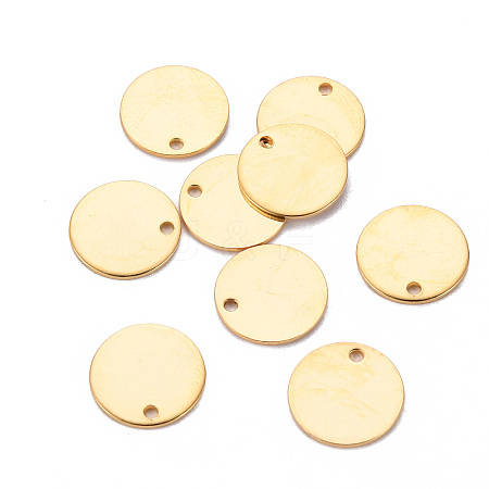 201 Stainless Steel Stamping Blank Tag Pendants LS-STAS-T058-12mm-G-1