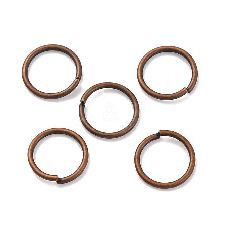 Brass Open Jump Rings KK-G514-01E-R-1