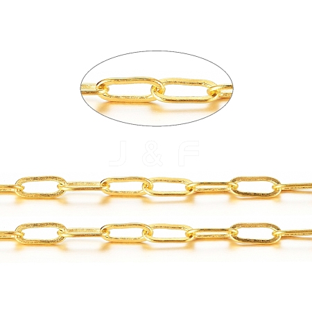 Brass Paperclip Chains CHC-S008-001C-G-1