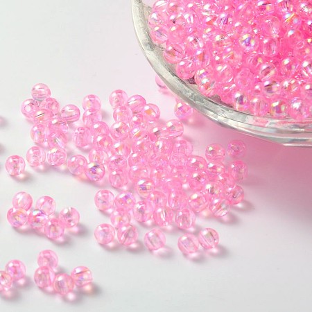 Eco-Friendly Transparent Acrylic Beads LS-PL736-5-1