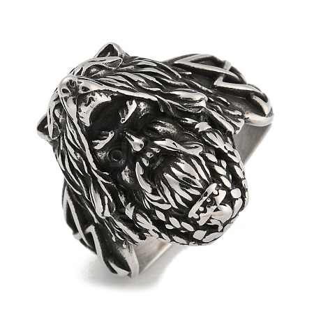 304 Stainless Steel Ring RJEW-B055-04AS-19-1