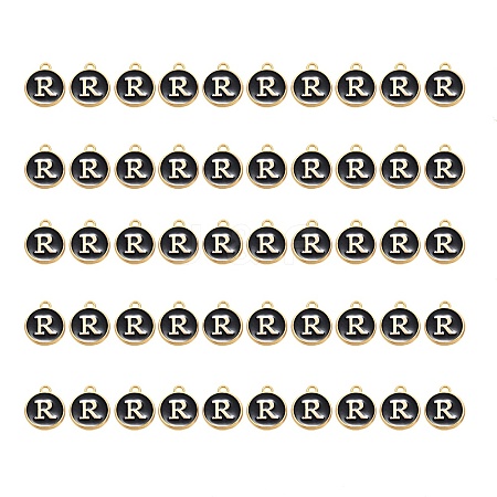 Golden Plated Alloy Charms ENAM-SZ0001-25B-R-1