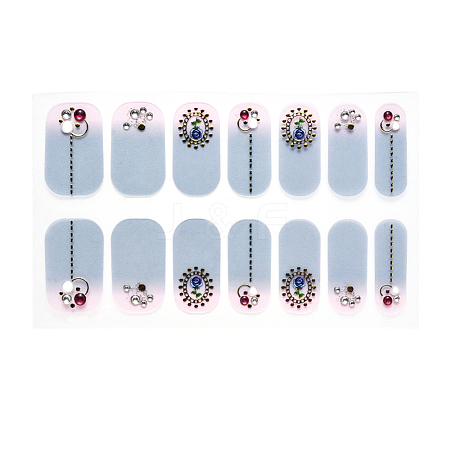 Full Cover Nombre Nail Stickers MRMJ-S060-ZX3302-1