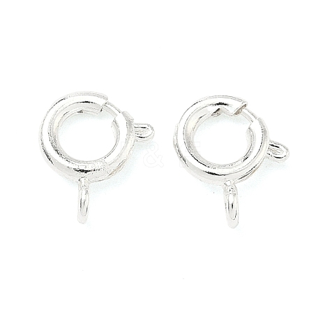 Brass Spring Ring Clasps KK-H532-24B-S-1