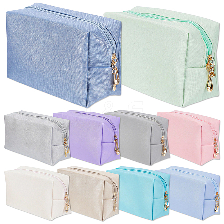 20Pcs 10 Colors Portable PU Leather Makeup Storage Bag AJEW-WA0004-56-1