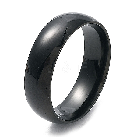 Ion Plating(IP) 304 Stainless Steel Flat Plain Band Rings STAS-I160-A-B-1
