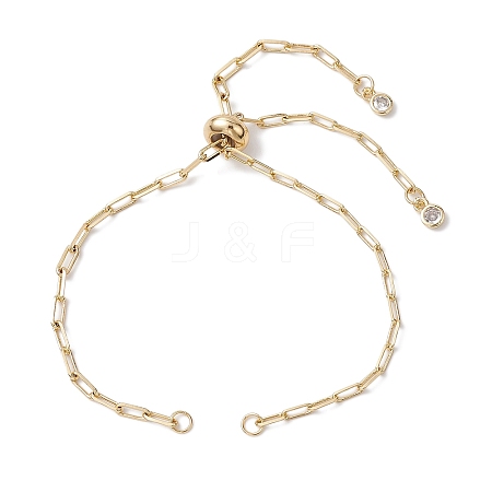 Brass Slider Bracelet Makings X-AJEW-JB01257-1