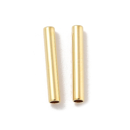 Brass Tube Beads KK-H503-03G-01-1