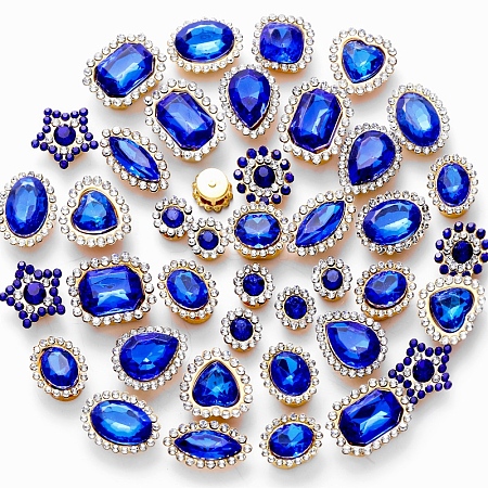 Teardrop/Heart/Star Sew on Rhinestones GACR-TAC0002-01D-1