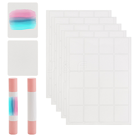 Paper Writable Blank Stickers AJEW-WH0320-69A-1