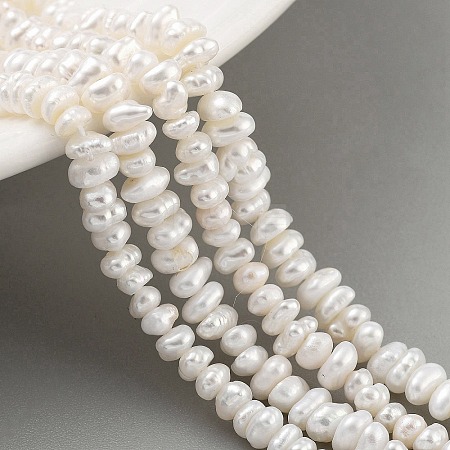 Natural Keshi Pearl Cultured Freshwater Pearl Beads Strands PEAR-C003-31C-1