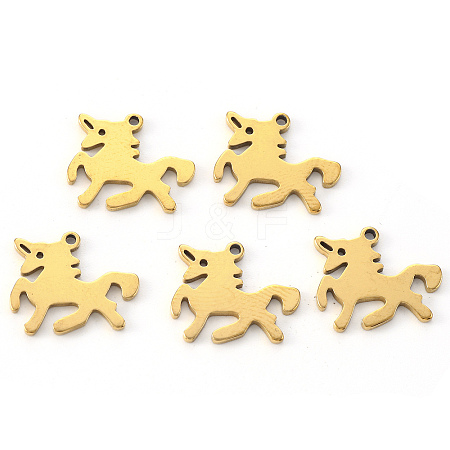 PVD Vacuum Plating 304 Stainless Steel Charms LS-STAS-N092-94G-1