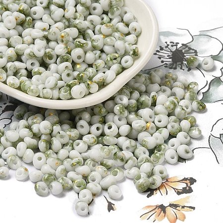 Baking Paint Glass Seed Beads SEED-F006-01A-05-1