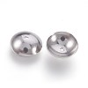 Non-Tarnish 201 Stainless Steel Bead Caps STAS-F188-16P-2