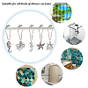 10Pcs Iron Shower Curtain Rings DIY-GA0003-84-7