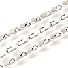 304 Stainless Steel Oval Link Chains CHS-H035-02B-P-1