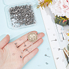 SOFPLATE 150Pcs 202 Stainless Steel Ball Stud Earring Findings STAS-SP0001-52B-P-3