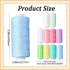 10Pcs 10 Colors Polyester Sewing Thread SENE-CY0001-05E-2