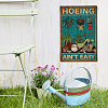 Vintage Metal Tin Sign AJEW-WH0189-440-7