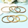 304 Stainless Steel Enamel Bangles for Women BJEW-D408-37G-4