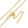 Brass Box Chain Necklace Making NJEW-B119-04G-1