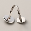 304 Stainless Steel Cuff Ring Findings FIND-WH0120-65P-2