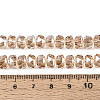 Electroplate Glass Beads Strands EGLA-T021-20K-4