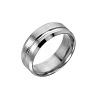 Tarnish Resistant 316L Surgical Stainless Steel Wide Band Finger Rings RJEW-T005-10-27C-1