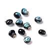 Sparkle Opaque Resin Charms RESI-E019-01G-02-1