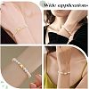 6Pcs 3 Styles 304 Stainless Steel Fold Over Clasps STAS-PH0006-08-5