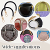Imitation Leather Braided Round Cord Bag Handles with Zinc Alloy Clasps FIND-WH0126-941B-01-5