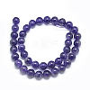 Natural Amethyst Beads Strands X2-G-E481-03-8mm-3