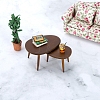 Wooden Coffee Table Miniature Ornaments PW-WGD9183-01-3