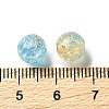 Transparent Crackle Acrylic Beads DACR-D300-01A-8mm-3